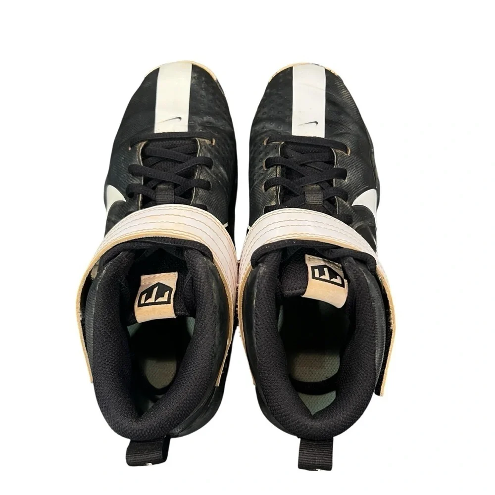 Nike Force Trout 7 Keystone Cleats Youth 3.5Y Black White Baseball CQ7642-005 - Picture 6 of 8